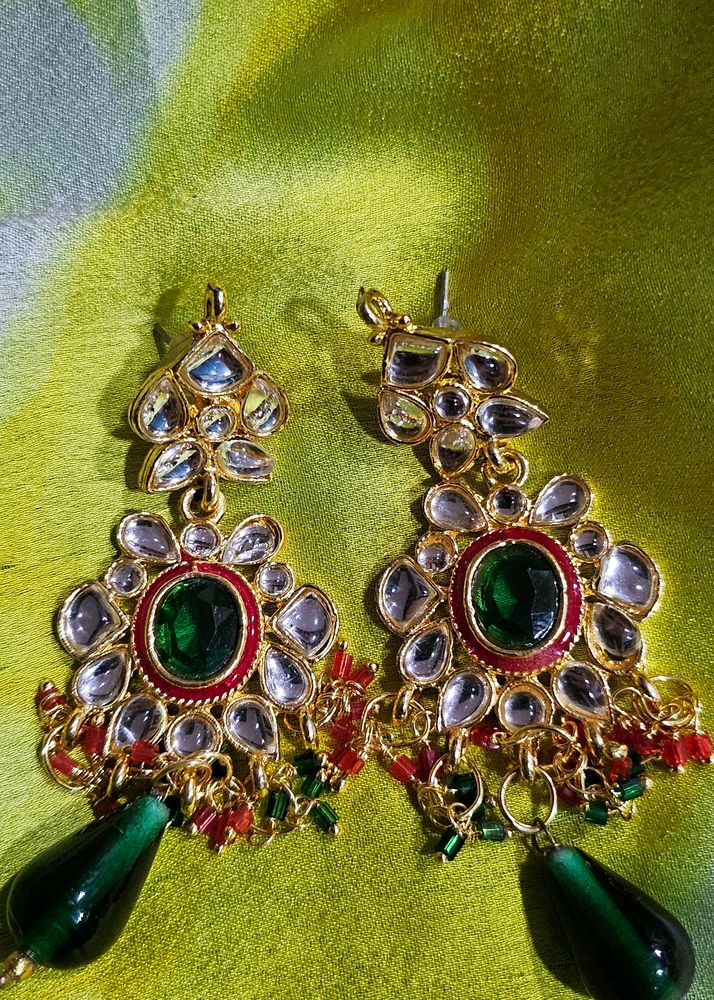 Full Kundan Earrings