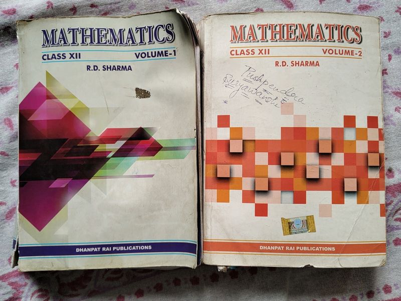 RD Sharma Mathematics Volume 1&2 Class 12th