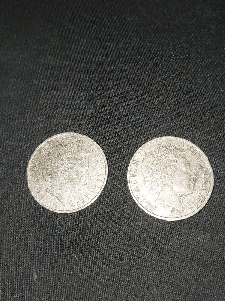 Combo - Australia 20 Cents- Set Of 2