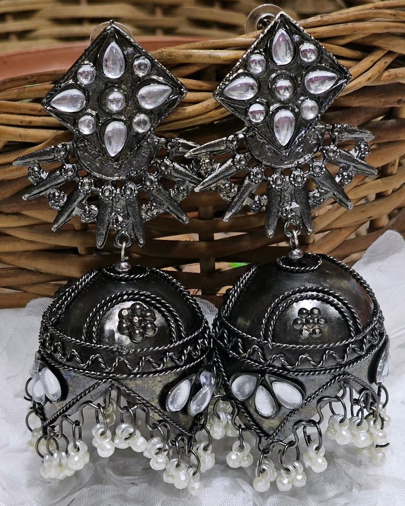 Oxidized Jhumki