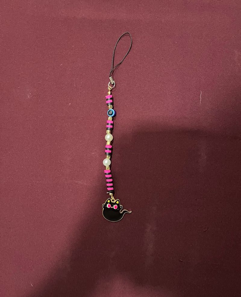 New Fimo Beads Evil Eye Phone Charm