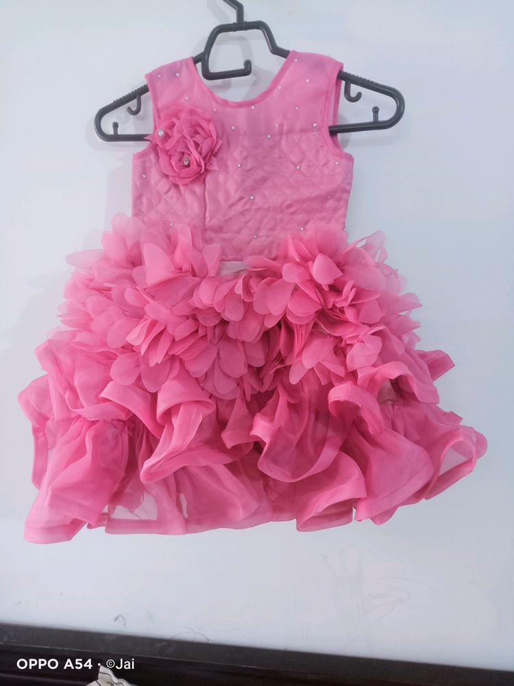 3-4 Year Girl New Frock