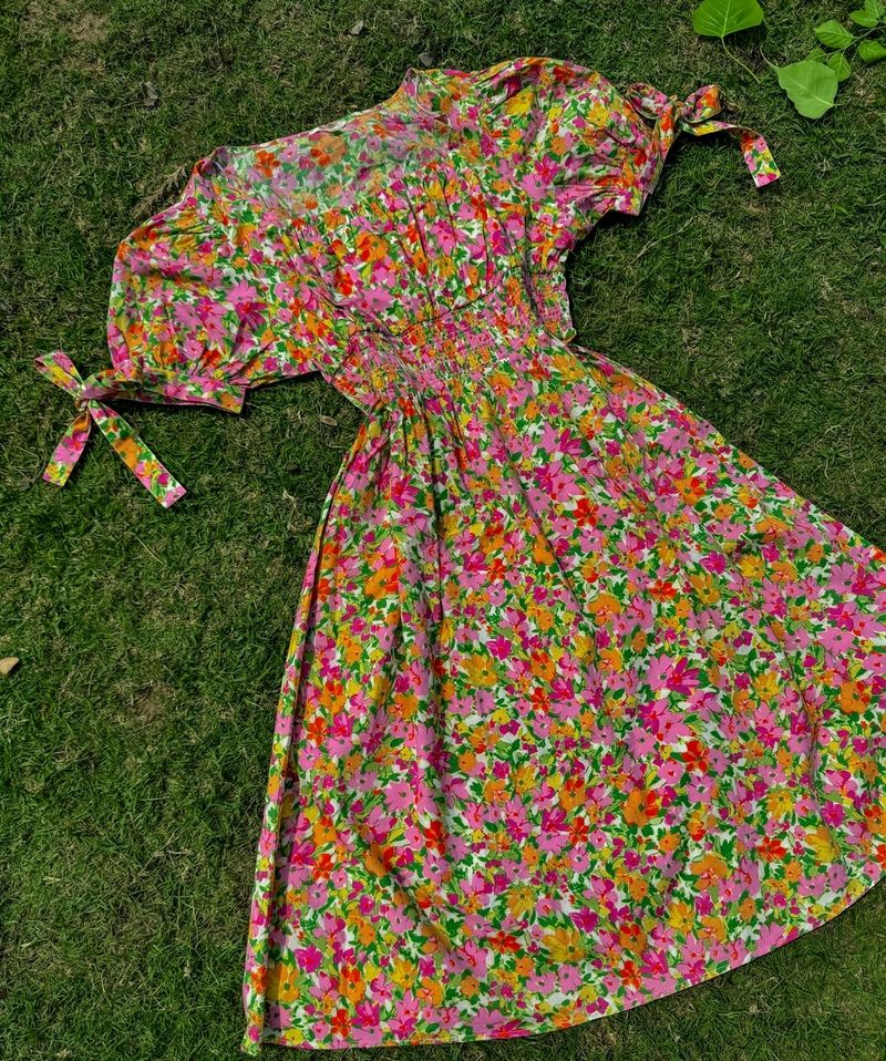 Cottage Core Floral Summer New Dress