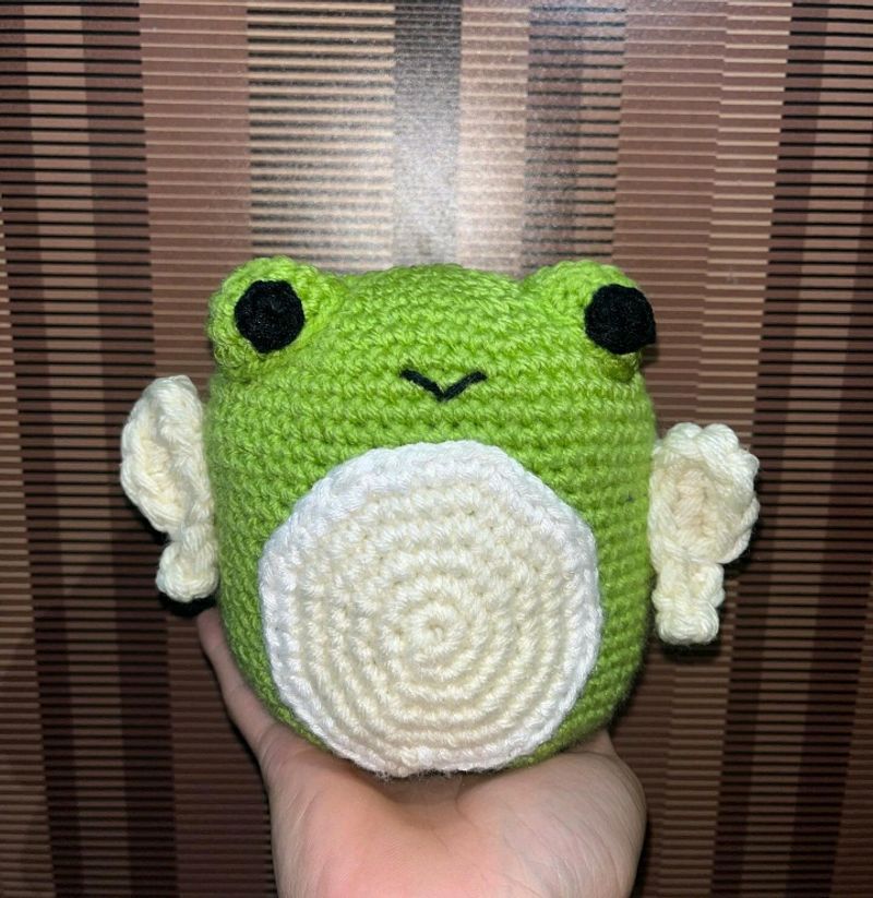 Crochet Froggy With Wing