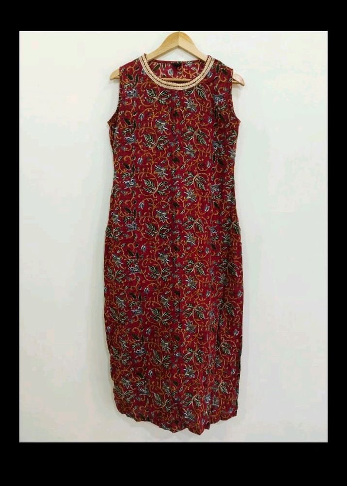 Kalamkari Print Kurta By Soch Size L