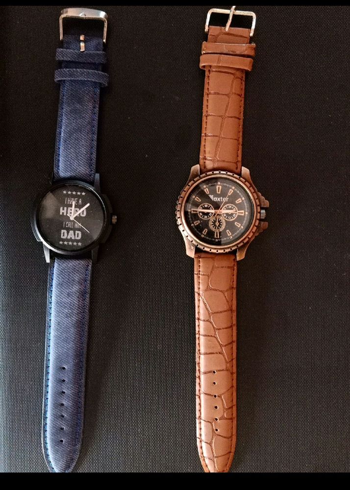 Leather Analog Watches