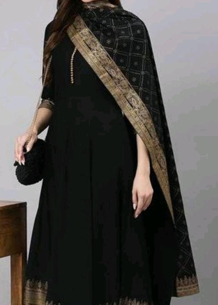 Anarkali Kurta With Palazzo Set