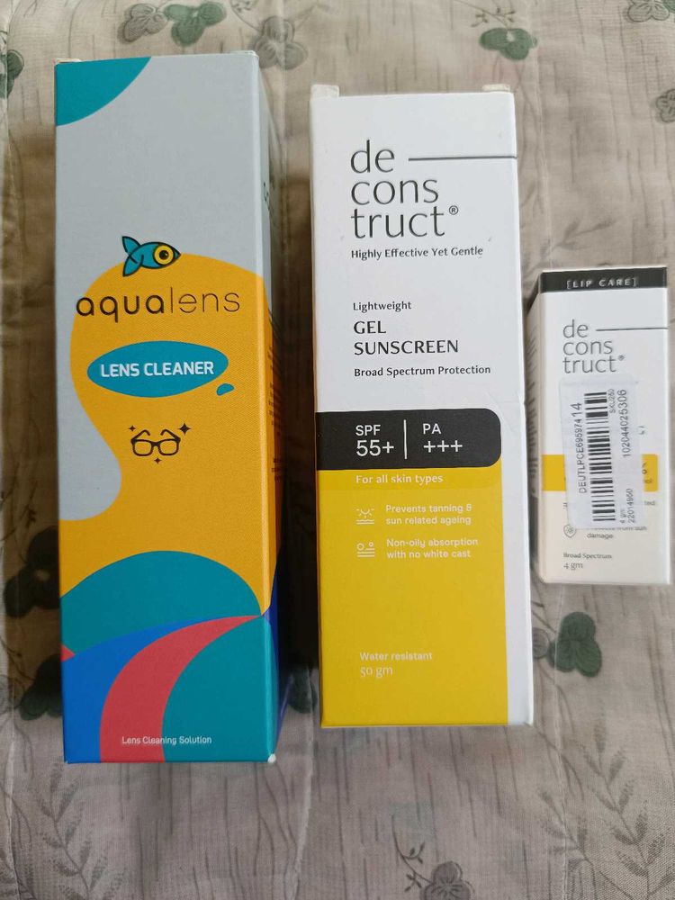 Deconstruct Sunscreen And Lip Balm