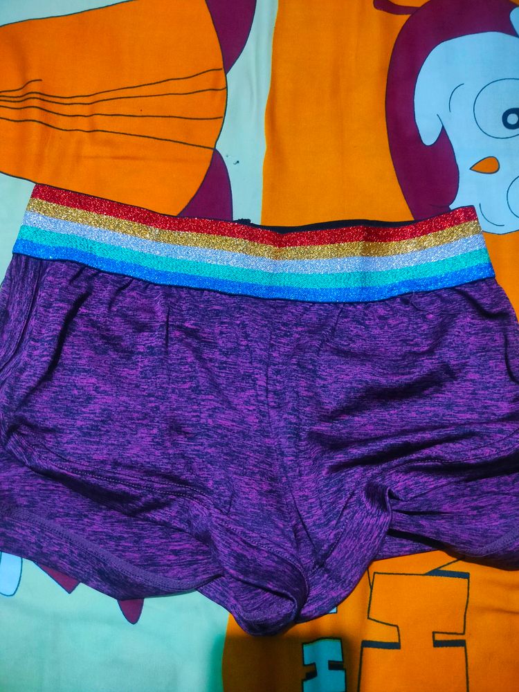 Women's Rainbow Colour Shorts