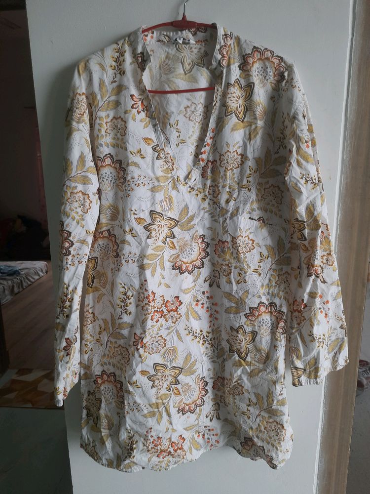 Pepe Jeans Floral Tunic Top For Women