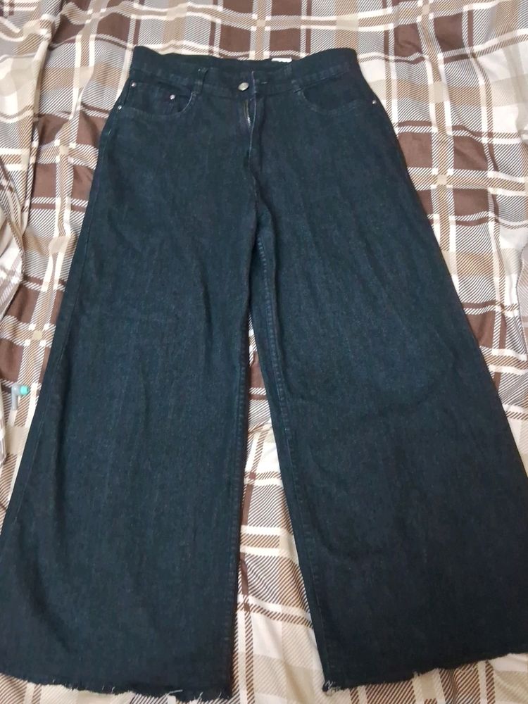 Black Wide Leg Jean's