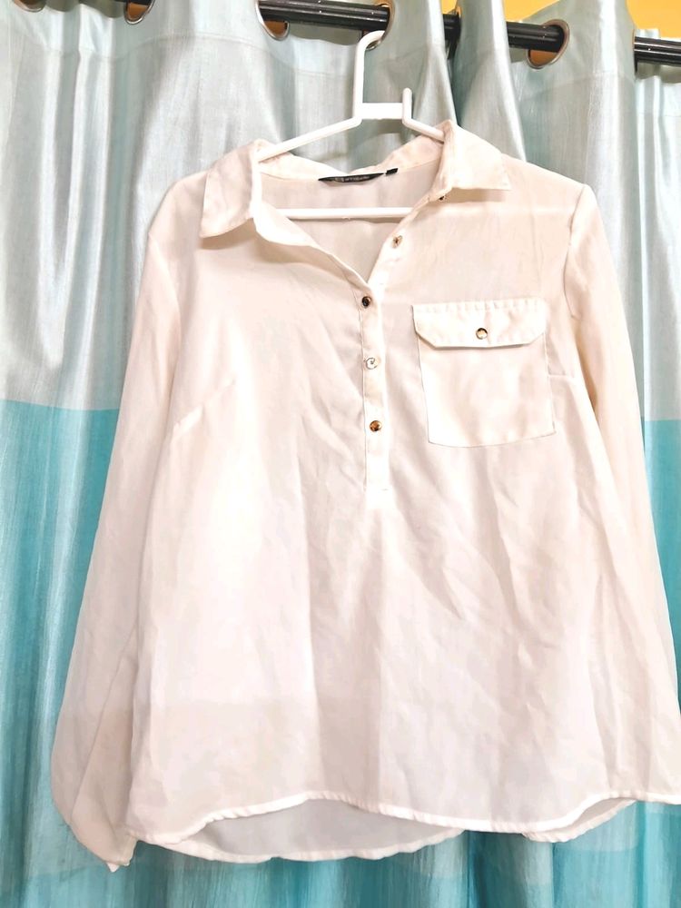 Formal Shirt In White