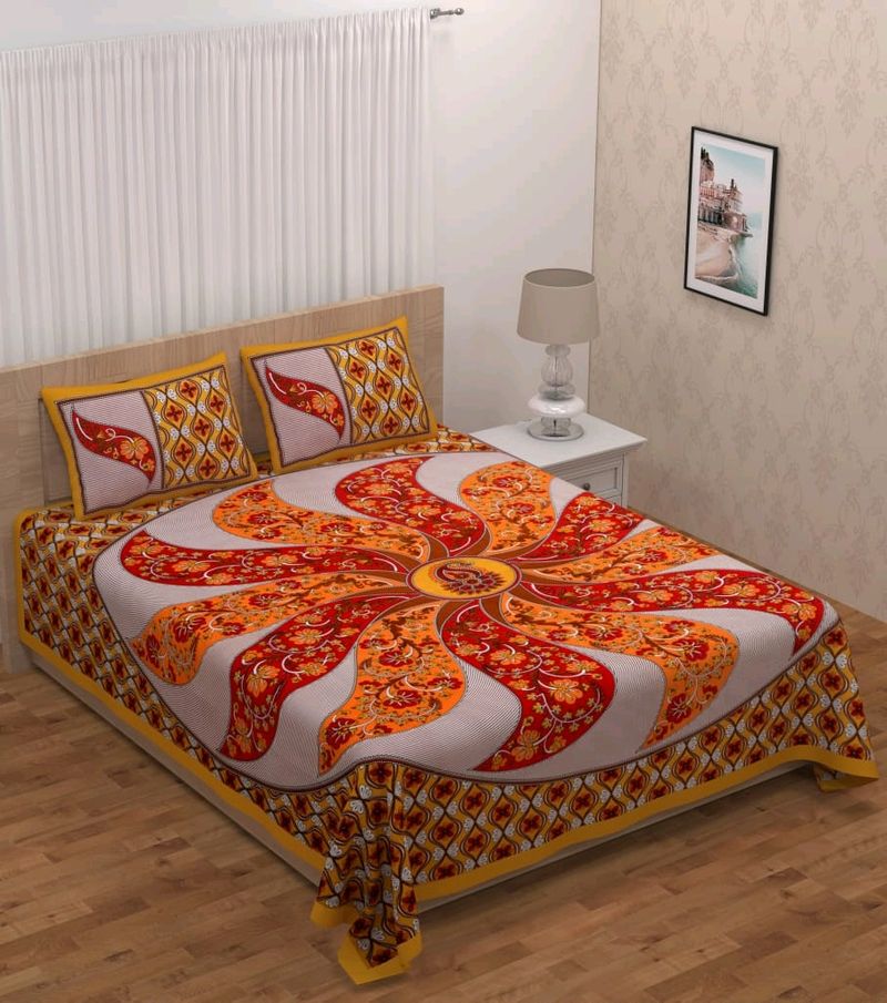 pure cotton bedsheet