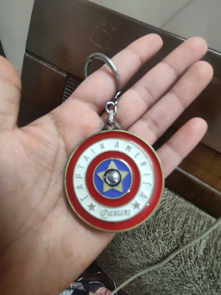 Captain America Keyring