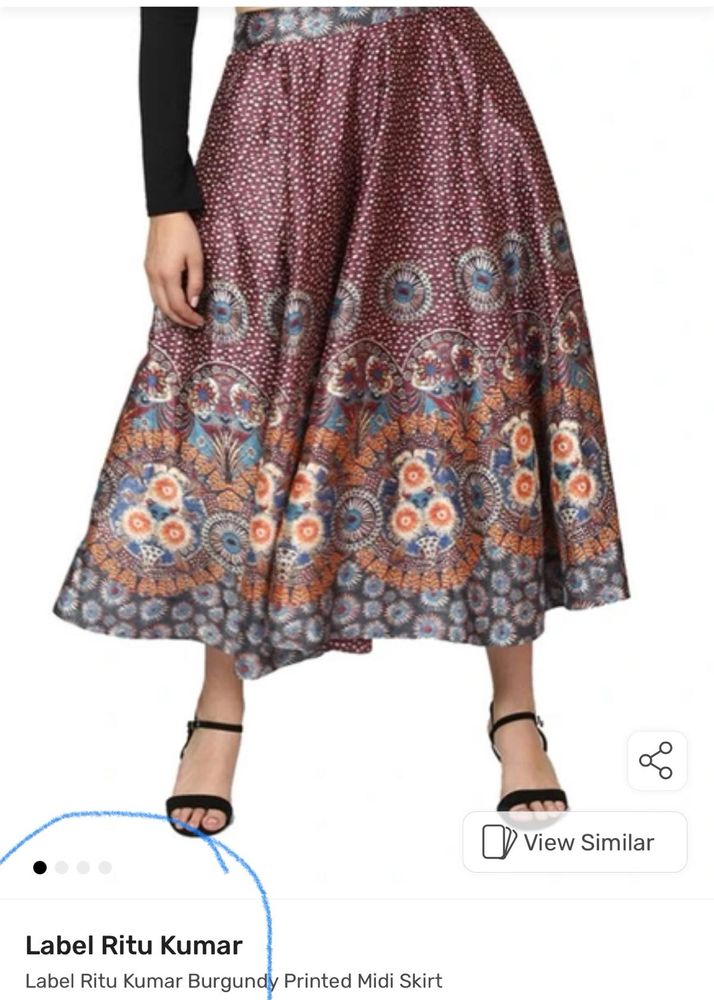 RITU KUMAR SIZE MEDIUM EHTNIC /semi Formal Skirt