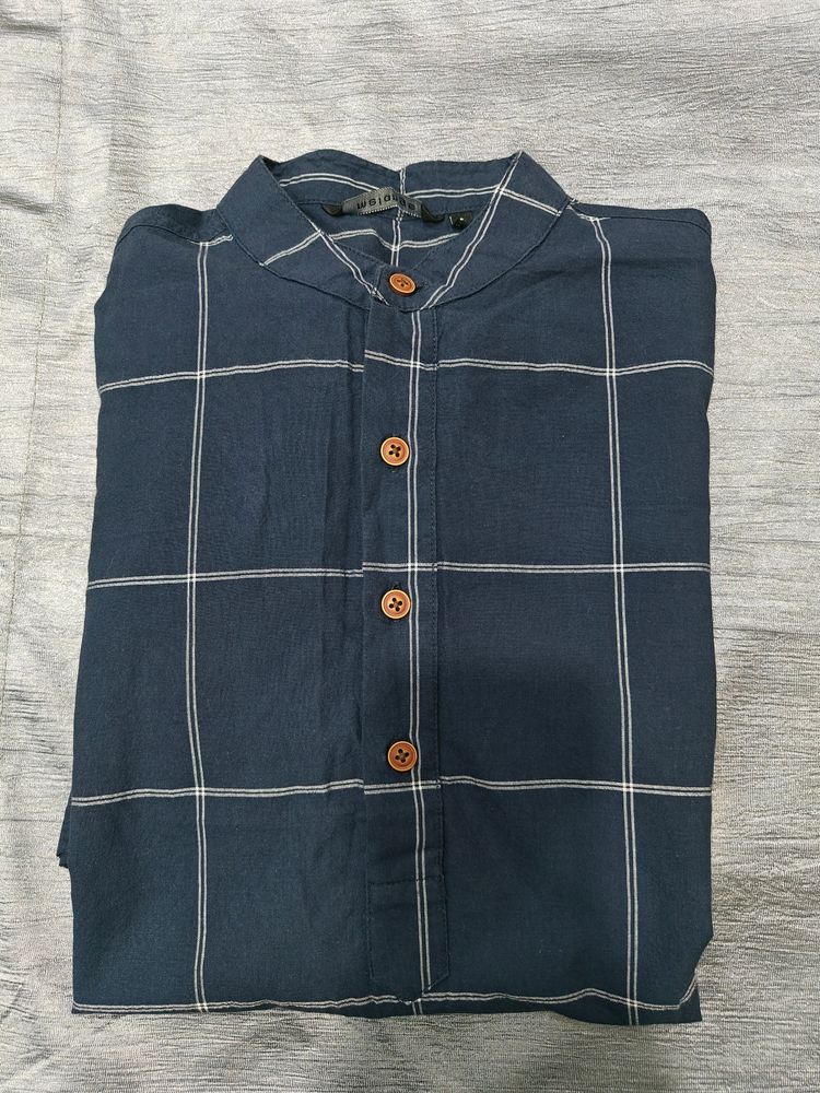 Melange Cotton Kurta