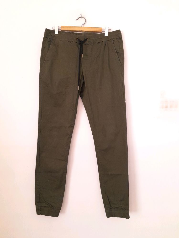 Olive Casual Joggers (Men's)