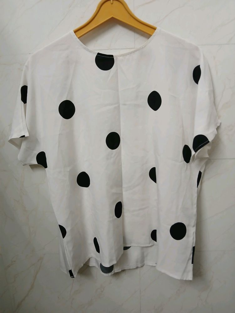 Polka Dot Top Size M