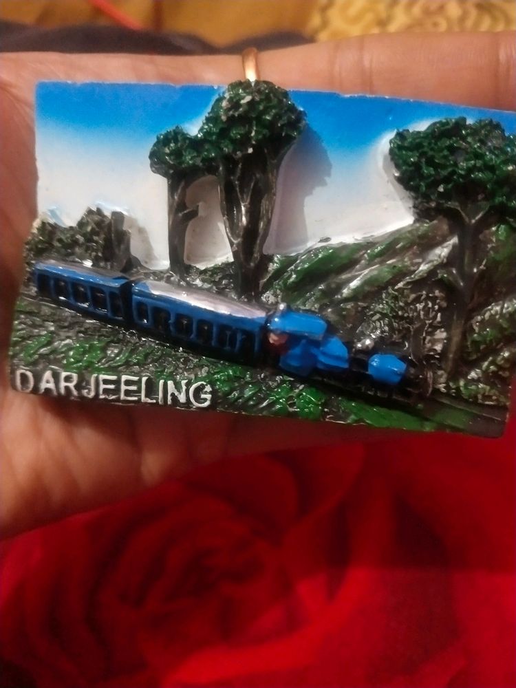 Beautiful Darjeeling Toy Train Fridge Magnet