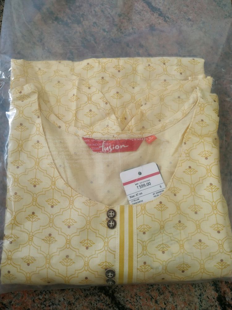 Kurta New Yellow