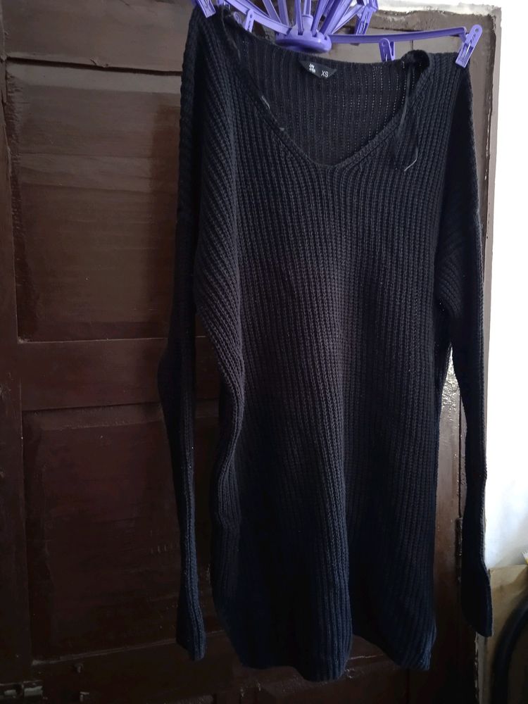 Long Sweater Black