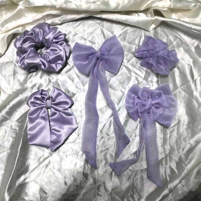 Lavender Combo  (Hair Accessories)🎊🎉