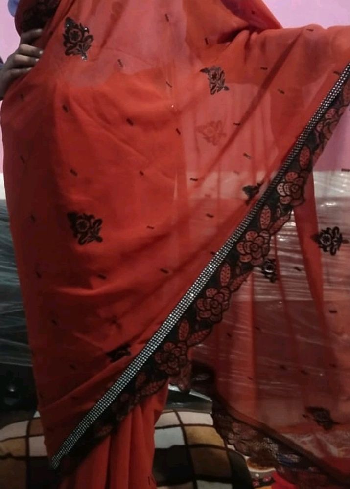 Saree🎀for Saree Lovers😎fall Attached