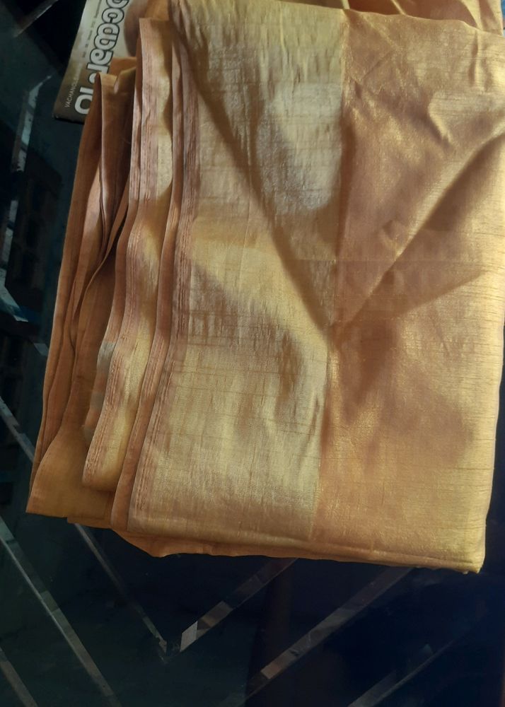 Kasav Yellow Saree