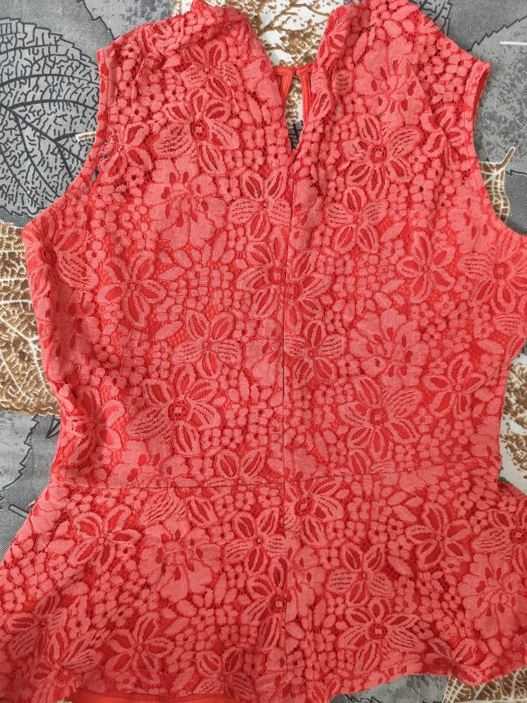 Red Summer Top