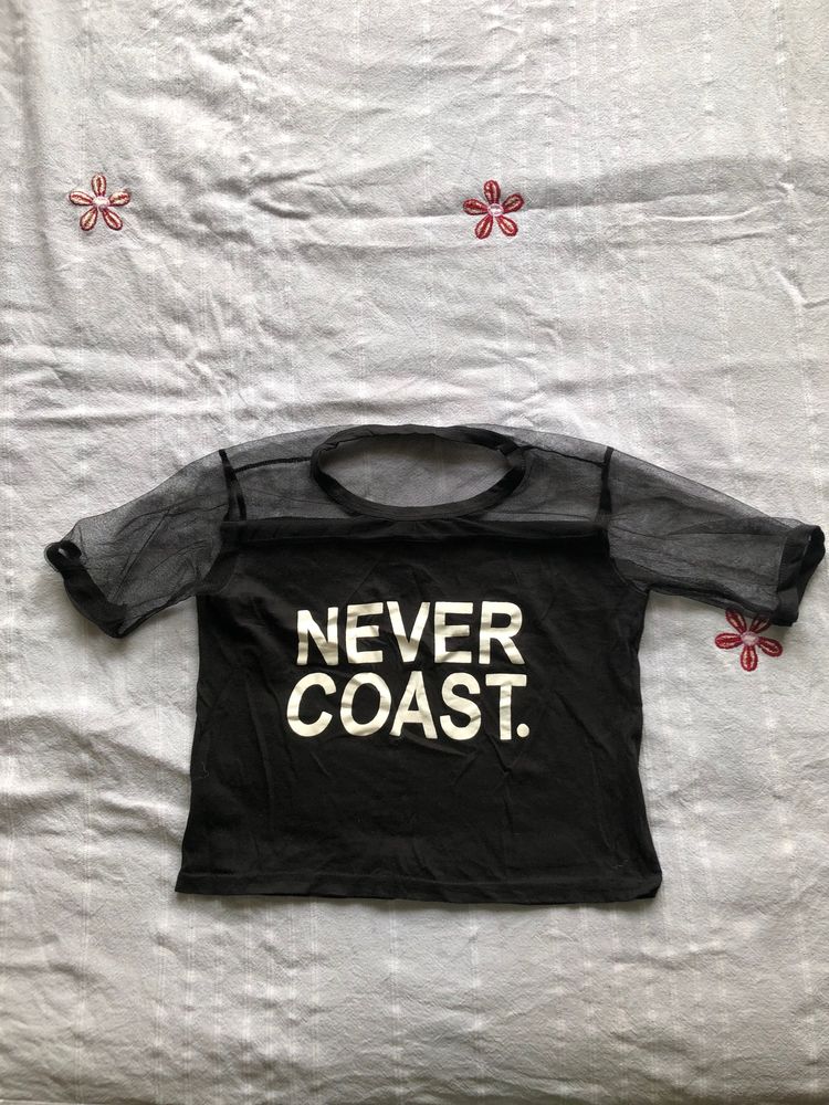 Never Coast Crop Top