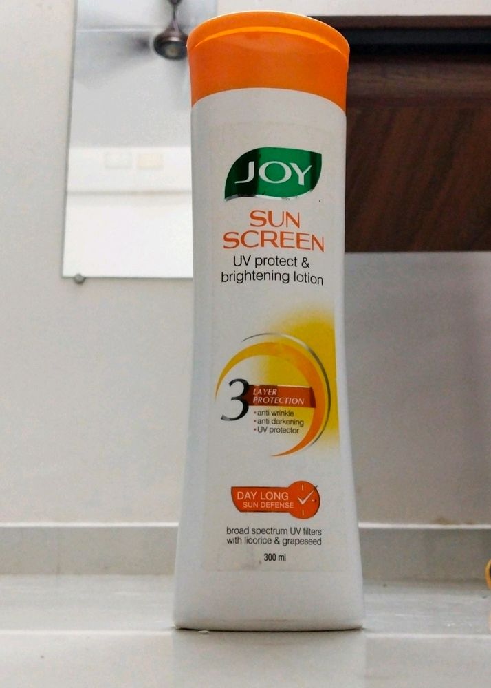 JOY SUNSCREEN/ SUN CREAM. NOT USED MUCH.