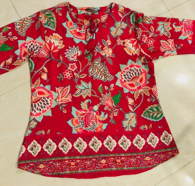 New Kalamkari Print Top