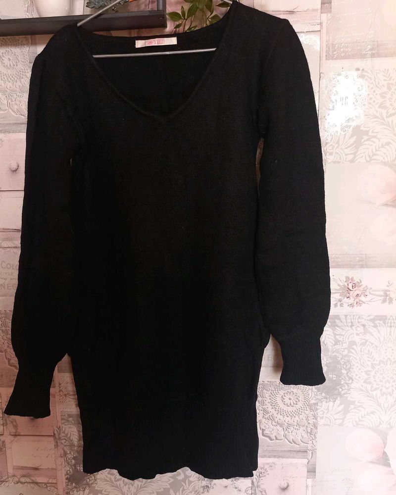 Black Long Sweater