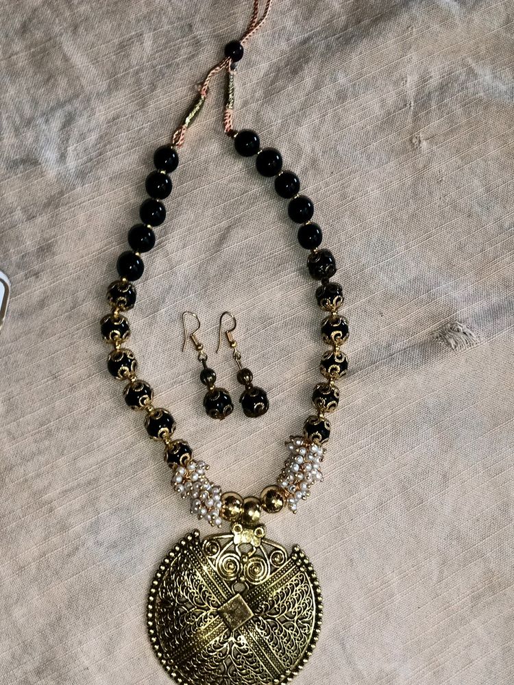 Necklace With Earrings