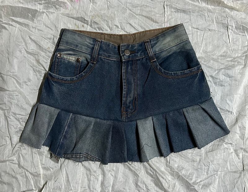 Y2k Denim Old Vintage Skirt 🎀