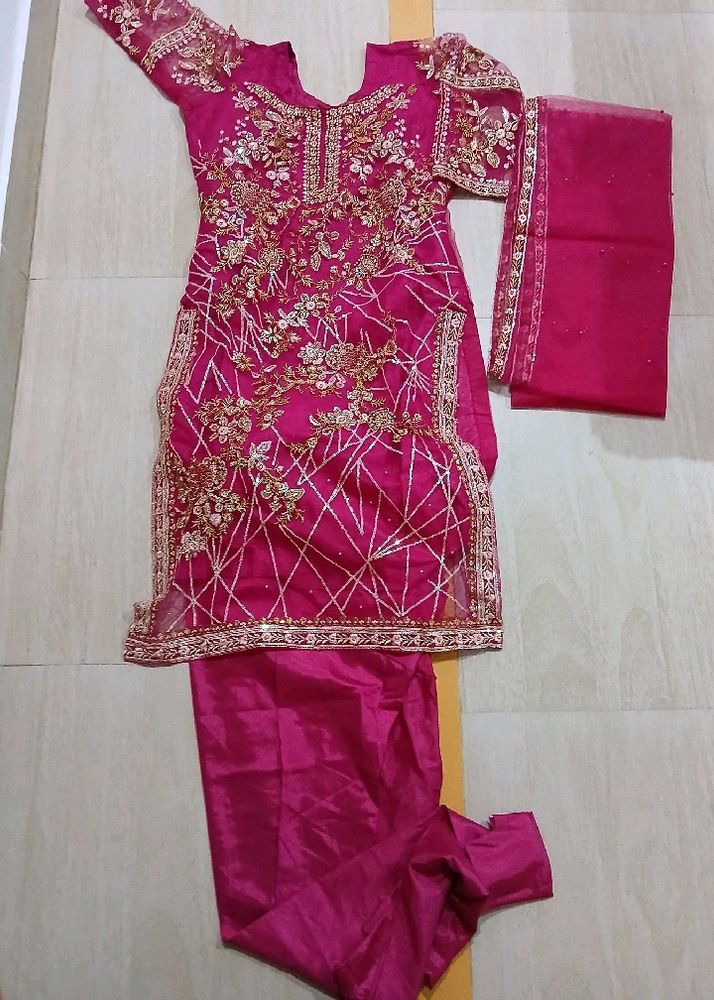 Pink Kurta Set