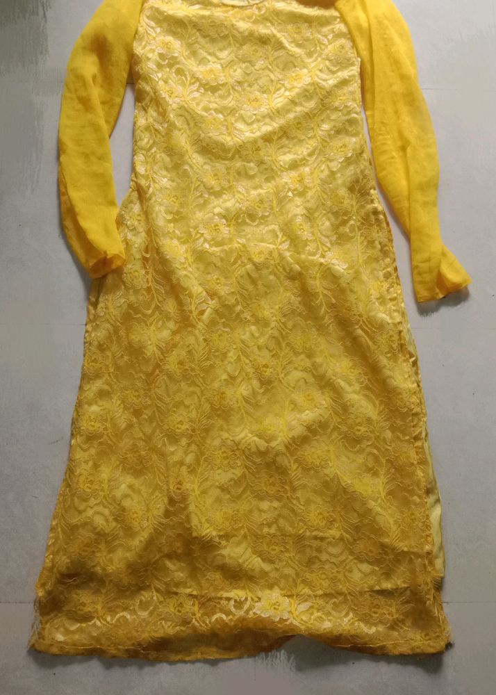 Amazing Yellow Kurti