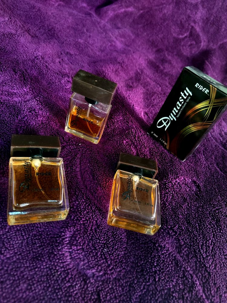 NEW RIDER DYNASTY APPAREL PERFUME SPRAY SET OF 3