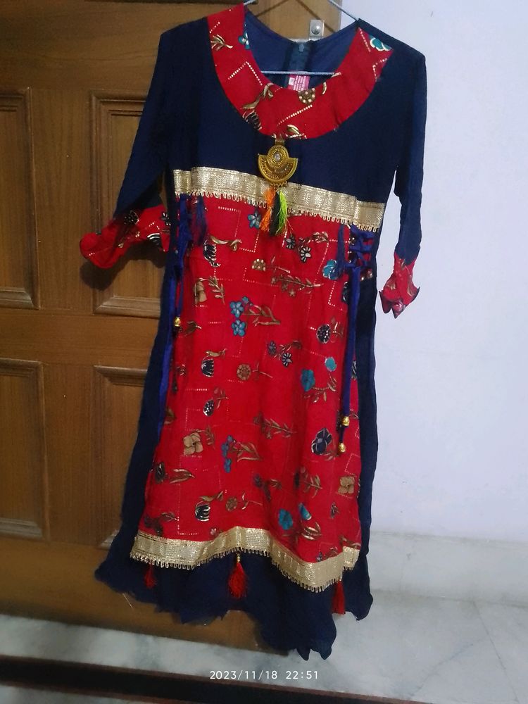 Kurti Set For Girls Age 10 To 12 Years..