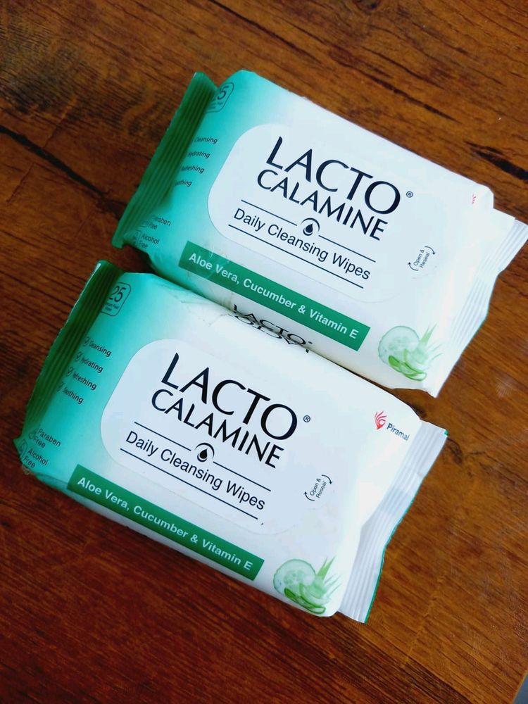 Lacto Calamine Daily Cleansing Wipes