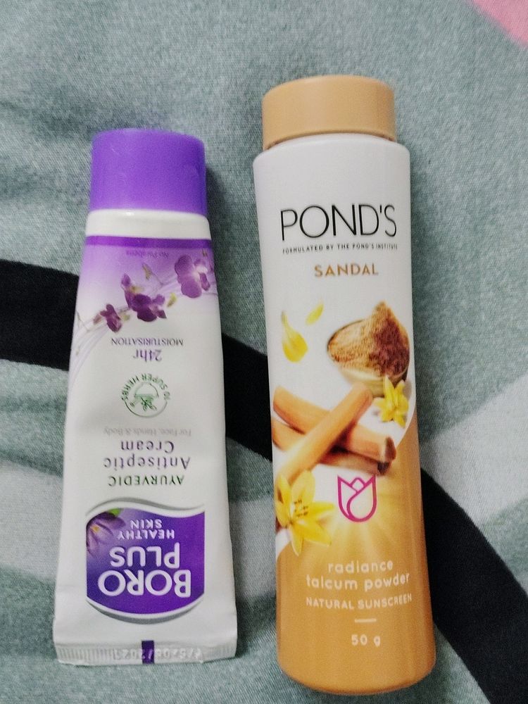 Ponds Sandal Powder And Boroplus Healthy Skin