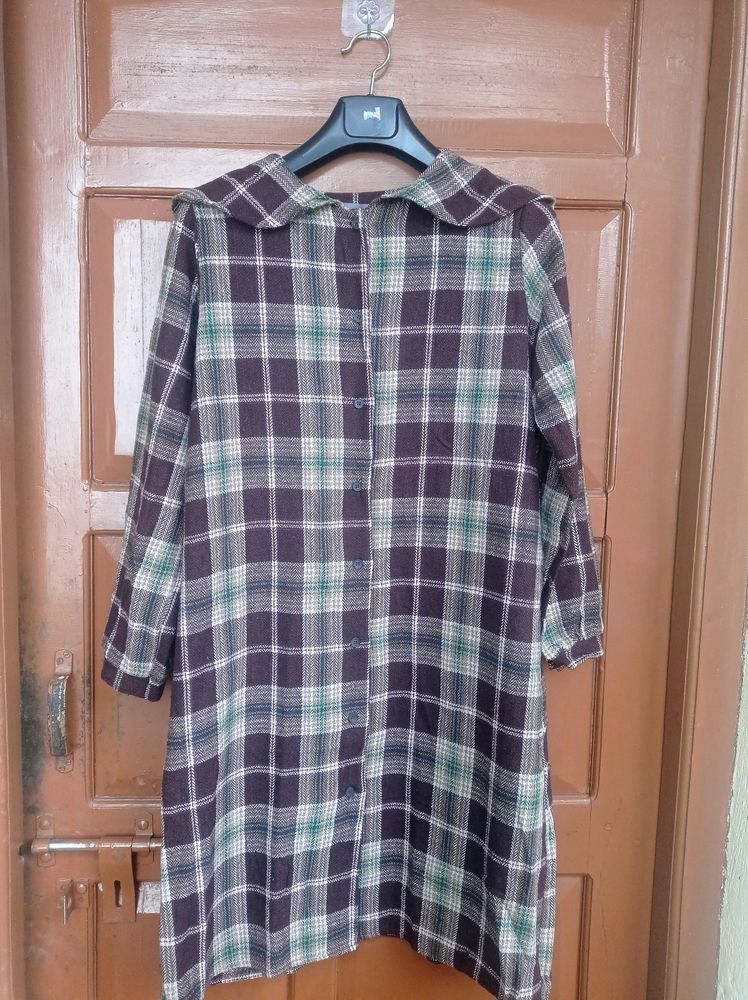 Women Checkered Kurti