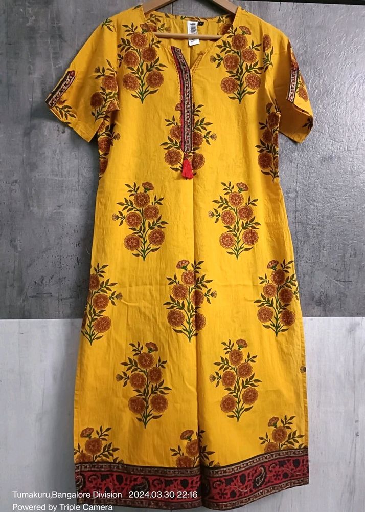 Yellow Kurta