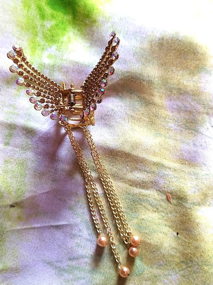 Butterfly Hair Claw Clip Metal Clutcher