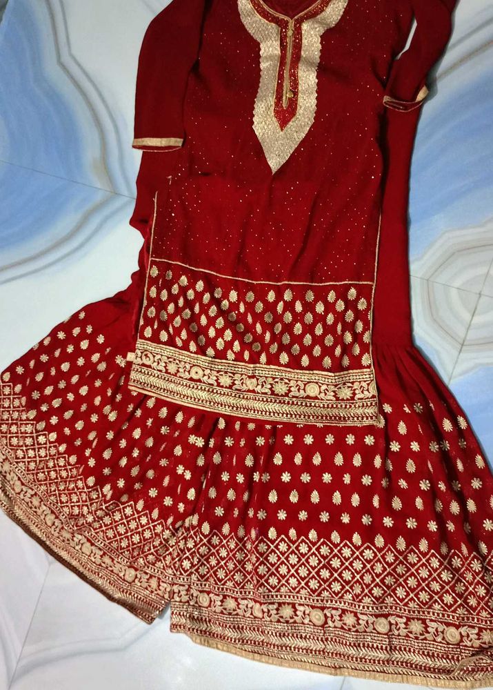 Sarara kurti With Dupatta