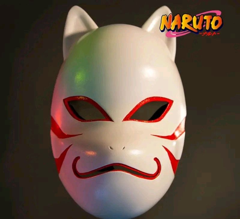 Naruto And Kakashi Annu Mask Hard 3d Printed