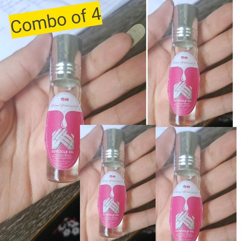 Combo Of 4 NAIL GROWTH OIL