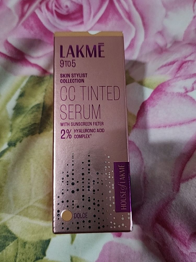 lakme 9to5 cc tinted serum