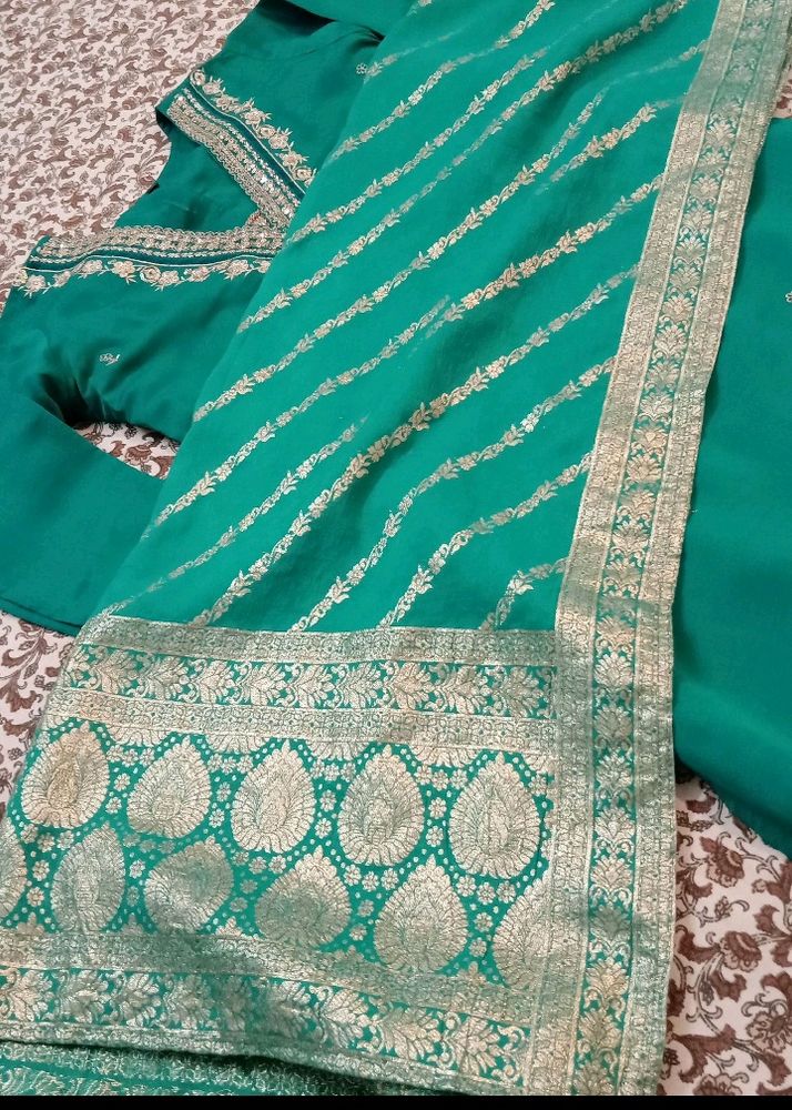 Kurta Set With Banarasi Soft Dupatta