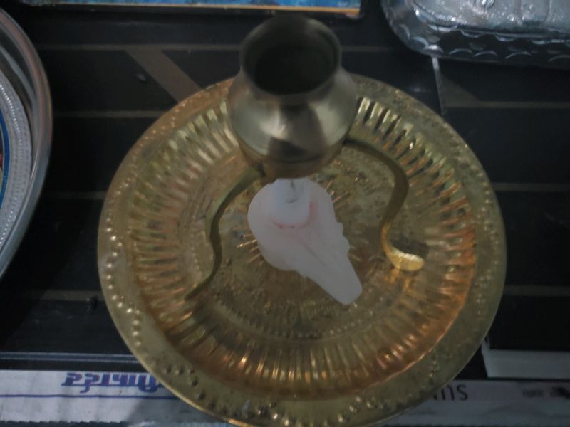 Shivling, Small Shivling For Home With Plate